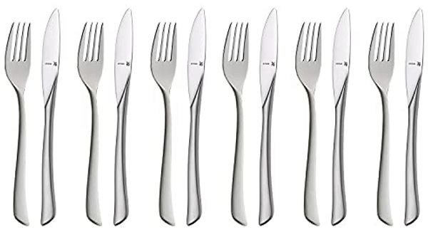 WMF Virginia Dessertbesteck-Set, 12-teilig, Cromargan protect® 3201112834