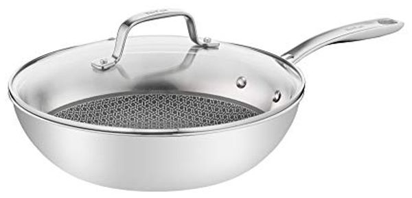 Tefal E49716 Eternal Mesh Wokpfanne 28 cm mit Deckel E49716