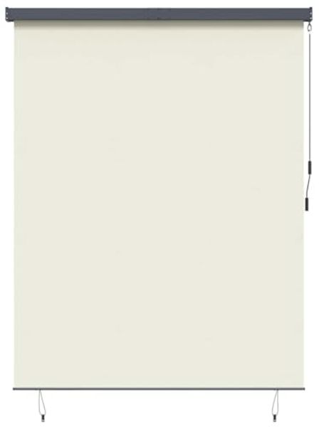 vidaXL Rollo Creme 200 x 250 cm Stoff und Aluminium 362091