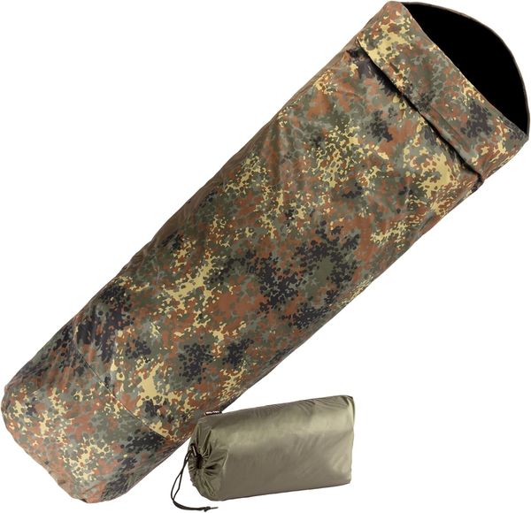 Mil-Tec Schlafsack Militär Schlafsackhülle / Biwaksack Modular mit Packsack