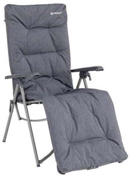 Outwell Torch Lake 135 kg Campingstuhl 4 Beine 9 9 kg Polyester Stahl Schwarz Grau