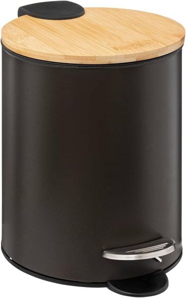 Kosmetikeimer mit Bambusdeckel MODERN, 3 l