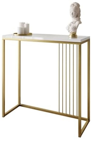 Lookway Konsolentisch PRIME, Beistelltisch mit Oberfläche aus Hochglanz, Breite 80/100