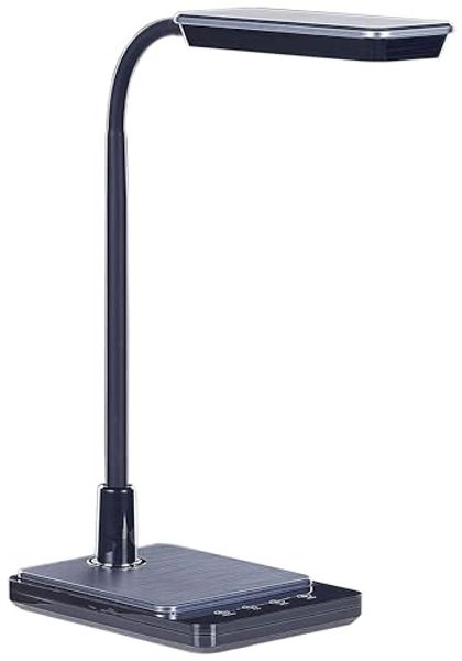 LED Schreibtischlampe CENTAURUS mit Dimmer Metall Schwarz