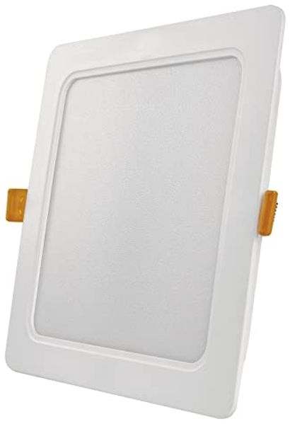 EMOS LED Panel 18 W, quadratische 1800 lm Deckenleuchte, Einbauleuchte 17x17 cm, Neutralweiß 4000 K, inkl. LED-Treiber, extra flach, Einbautiefe 2,6 cm