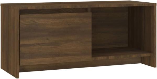 TV-Schrank Braun Eichen-Optik 90 x 35 x 40 cm Holzwerkstoff