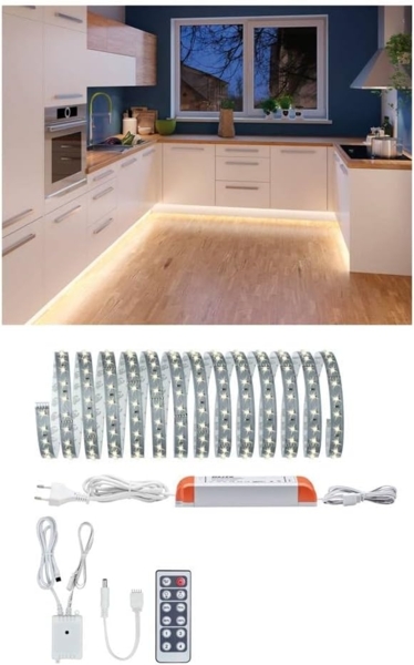 Paulmann No. 5059 Bundle MaxLED 500 Comf Set Küche Sockel Basisset 5m 2700K dimmbar