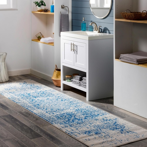 Livabliss Teppich SYRACUSA, rechteckig, Höhe: 12 mm, Kurzflor Orientteppich, Wohnzimmer, Schlafzimmer, Orange