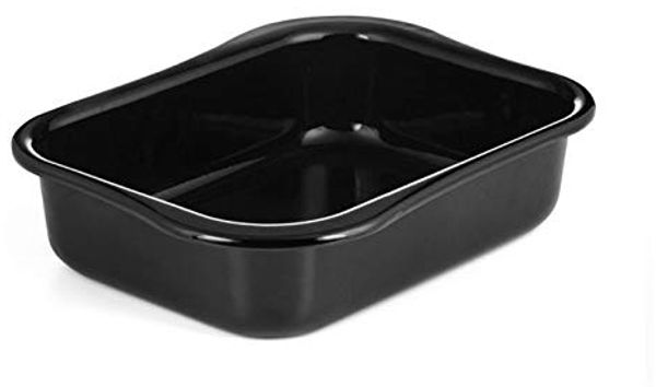 Riess Wavehandle Bratreine Emaille Bratpfanne Schwarz 36x27cm