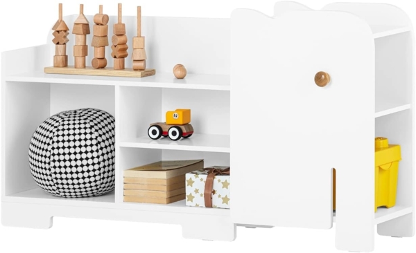 SoBuy Bücherregal KMB62, mit Elefant-Design Kinderregal Aufbewahrungsregal für Kinder