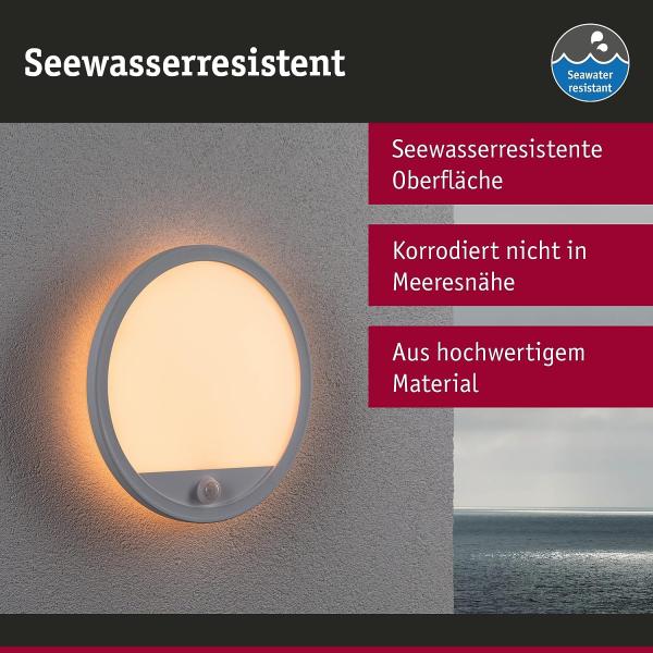 Paulmann 94706 LED Außenpanel Lamina Backlight Bewegungsmelder 280mm weiß Bild 2