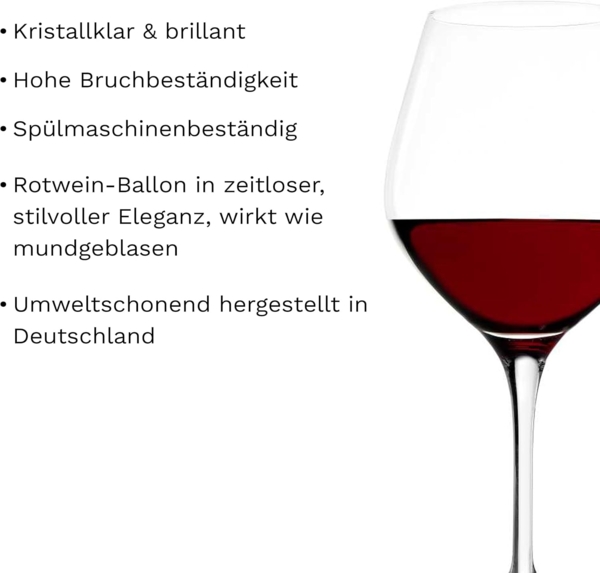 Stölzle Lausitz EXQUISIT Burgunderkelch 650 ml 6er Set Bild 3