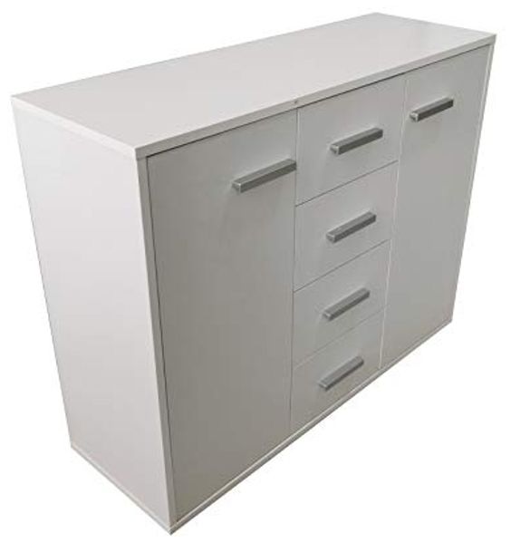 HTI-Living Sideboard Sideboard Nina mit 4 Schubladen Weiß (Stück, 1 St, 1 Sideboard), Anrichte Kommode Schrank Bild 4