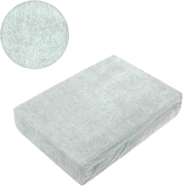 Frottee Spannbettlaken Premium Marke 140 - 160 x 200 cm Silber Bild 3