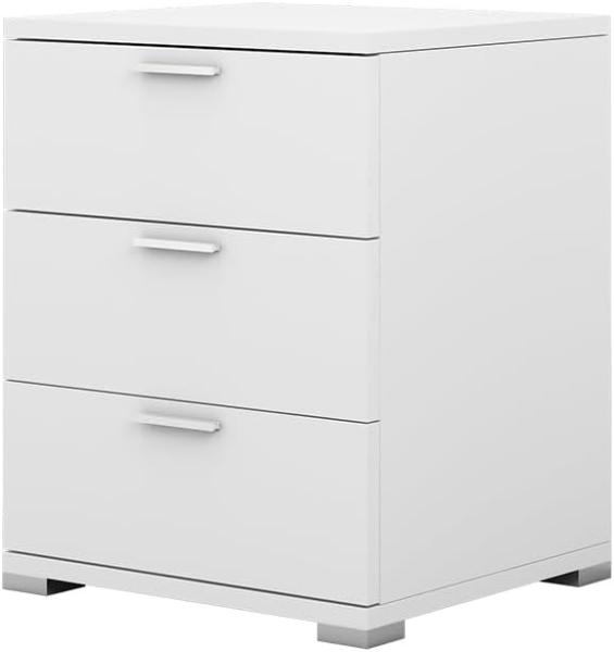 Vicco Nachtschrank Marseille 46,2 x 60 cm, Nachttisch mit 3 Schubfächer