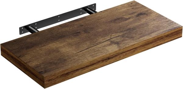 Casaria Wandboard, mit Halterung 50-110cm Schwebend 15kg Tragkraft Küche Wohnzimmer Flur