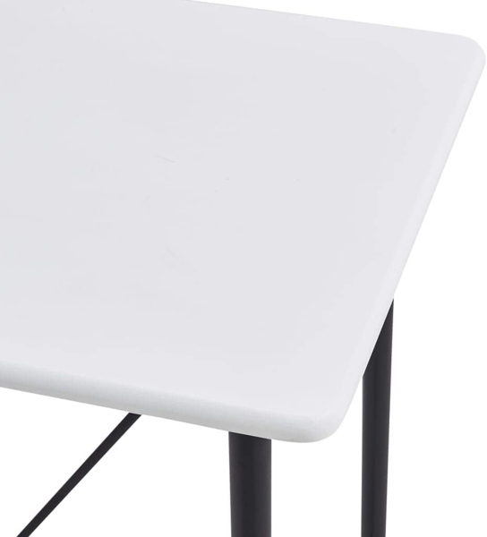 vidaXL Bartisch Weiß 120 x 60 x 110 cm MDF 281547 Bild 4