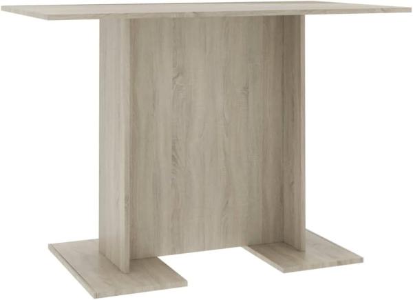 vidaXL Esstisch Sonoma-Eiche 110x60x75 cm Holzwerkstoff 800246