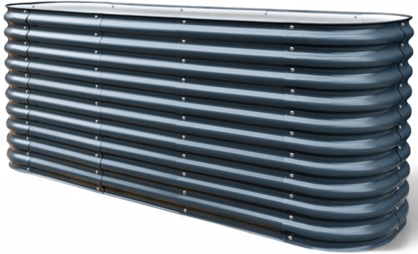 osoltus Hochbeet Gartenbeet Pflanzbeet aus Metall BIG 195x60x80cm