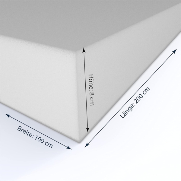 RP25040 - 100 x 200 x 8 cm -glatt Bild 2