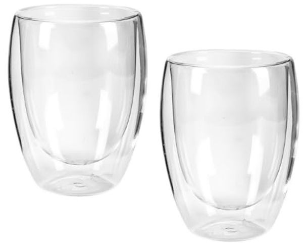 Axentia Cappuccino-Glas 2er-Set 300 ml 136159