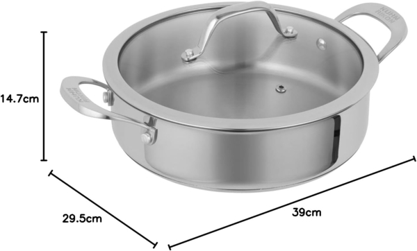 Kuhn Rikon Allround Servierpfanne unbeschichtet 28 cm Bild 8