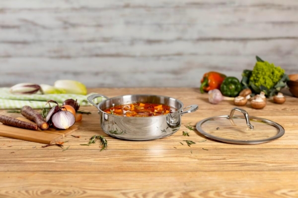 Kuhn Rikon Allround Servierpfanne unbeschichtet 28 cm Bild 3