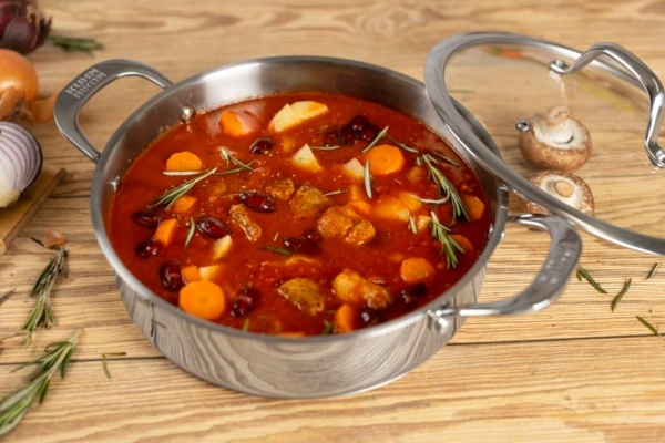 Kuhn Rikon Allround Servierpfanne unbeschichtet 28 cm Bild 6