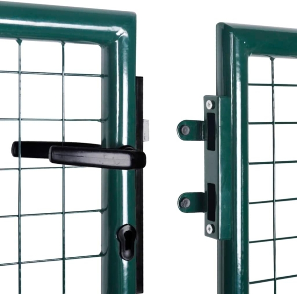 vidaXL Zauntor Stahl 300x100 cm Grün 42979 Bild 6