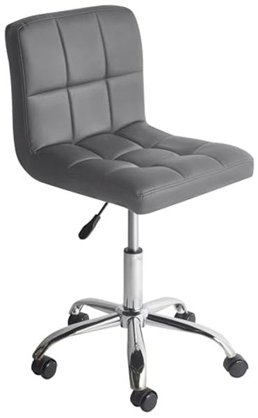 Arbeitshocker mit Rollen grau MARION