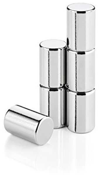 Blomus Magnet Velio für Glasmagnettafel, extra stark, 6er-Set, Stahl, 65369