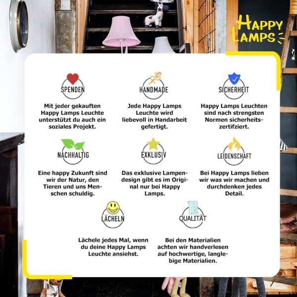 Happy Lamps Stehlampe LED Tischleuchte Dekoleuchte Finn das Pferd Bild 6