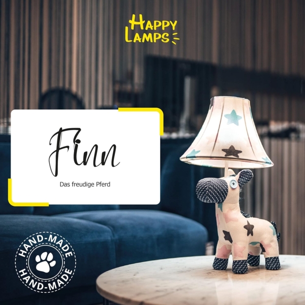 Happy Lamps Stehlampe LED Tischleuchte Dekoleuchte Finn das Pferd Bild 2