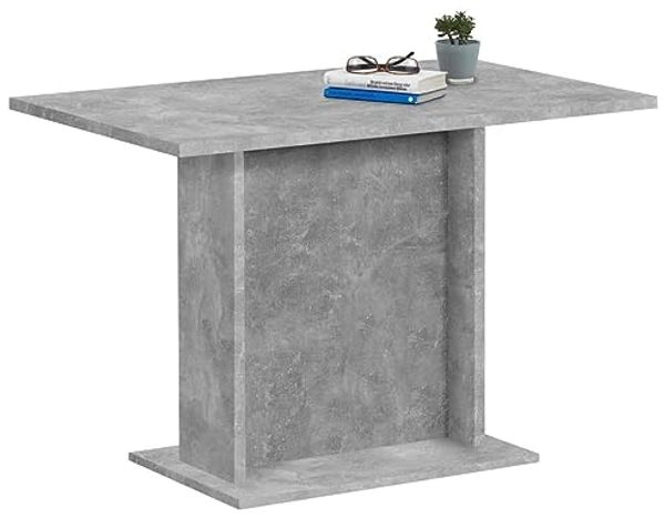FMD Möbel - BANDOL 3 - Esstisch - melaminharzbeschichtete Spanplatte - Beton LA - 110 x 77,5 x 70cm