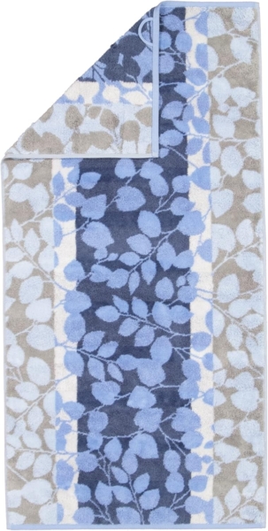 Cawö Duschtuch Duschtuch "Noblesse Harmony - Floral", Jacquard, Walk-Frottier Motiv