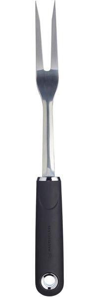 Fleischgabel, Nylon/Edelstahl schwarz-silber, 32 cm