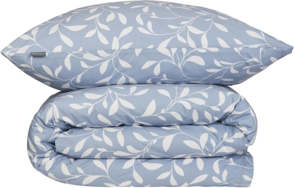 Schiesser Bettwäscheset Liliebeth - Renforcé - 2-teilig - 135 x 200 cm - Hellblau