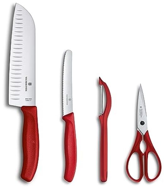 Victorinox Swiss Classic Kitchen Set 4 tlg. rot