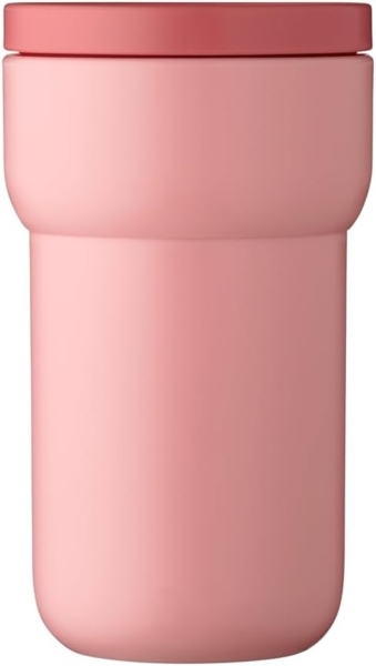 Mepal - Reisebecher Ellipse - Kaffeebecher & Teetasse für unterwegs - Luftdichter & auslaufsicherer Thermobecher To Go - Hält Ihr Getränk bis zu 30 Minuten heiß - 275 ml - Nordic Pink