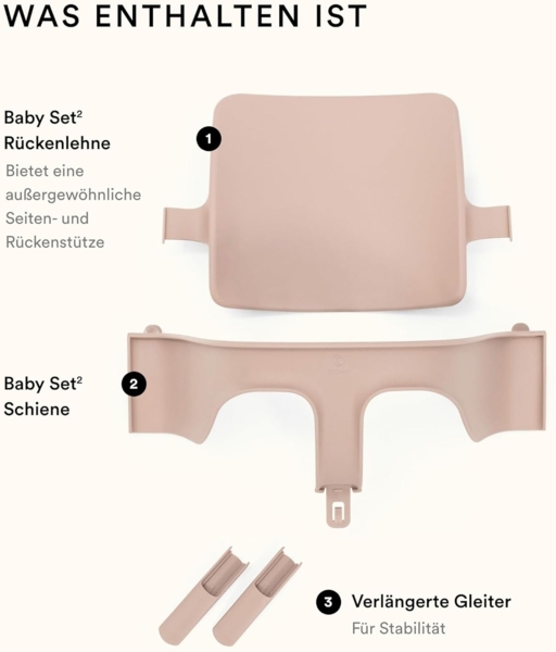 Stokke Tripp Trapp® Baby Set² Serene Pink Bild 4