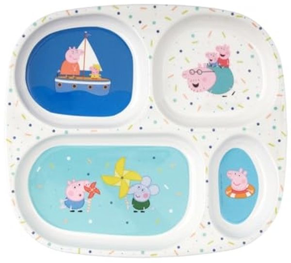 Tablett mit 4 Fächern, Peppa PIG