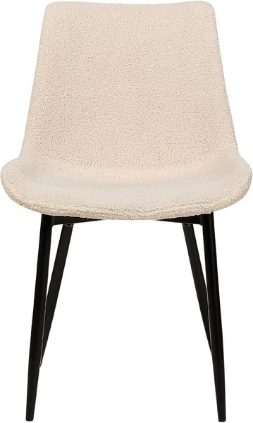 Esszimmerstuhl 2er Set AVILLA Bouclé Beige Bild 5