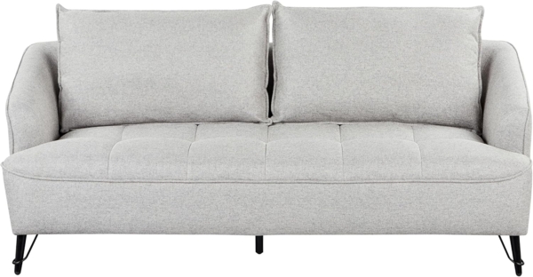 3-Sitzer Stoffsofa grau HOBRO