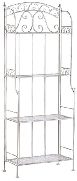 Regal PADUA Metall 61 cm 32 cm Weiß