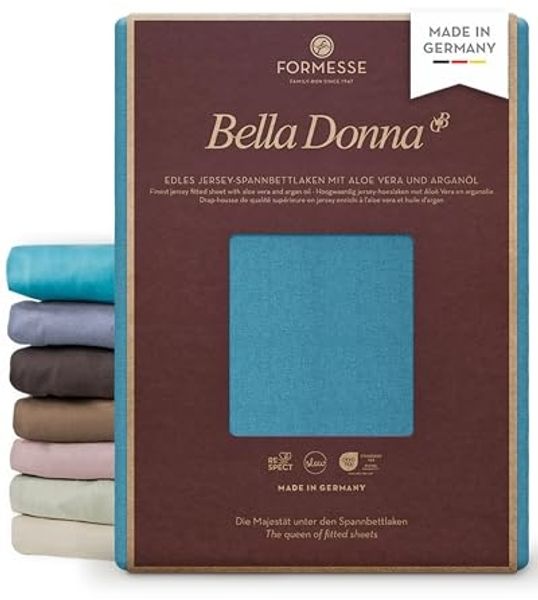 Formesse Bella-Donna Jersey Spannbettlaken|200x220 - 200x240 cm| arktis