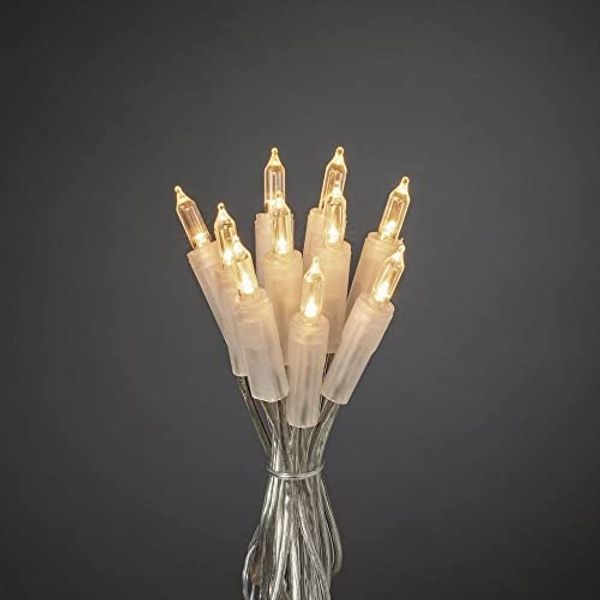 KONSTSMIDE LED-Lichterkette LED Mini-Lichterkette 35er warmweiß / transparent 5,10m Konstsmide 630
