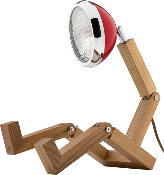 Piffany Mr. Wattson Original Tischlampe Flash red