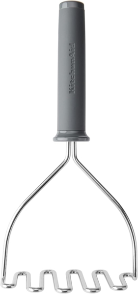 KitchenAid Soft Grip Kartoffelstampfer - Holzkohle Grau