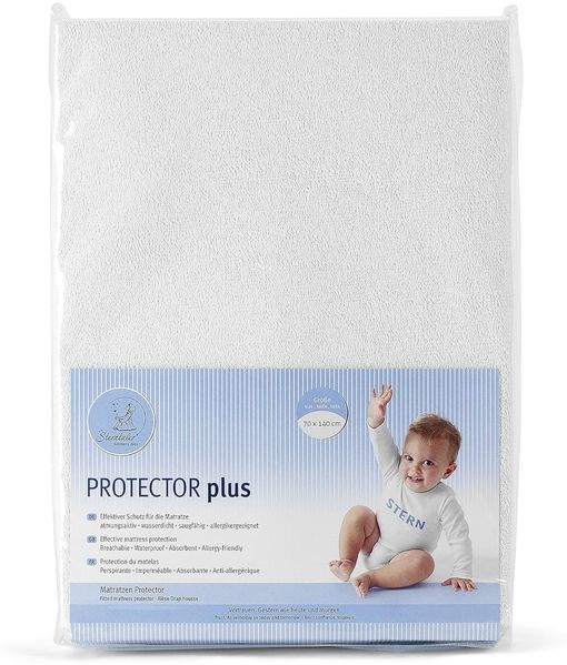 Sterntaler Matratzen Protector, Wasserdicht und atmungsaktiv, 70x140 cm, Weiß