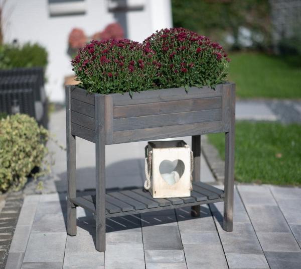 Westmann Holz Hochbeet Lisa | Grau | 79x39x79 cm Bild 3